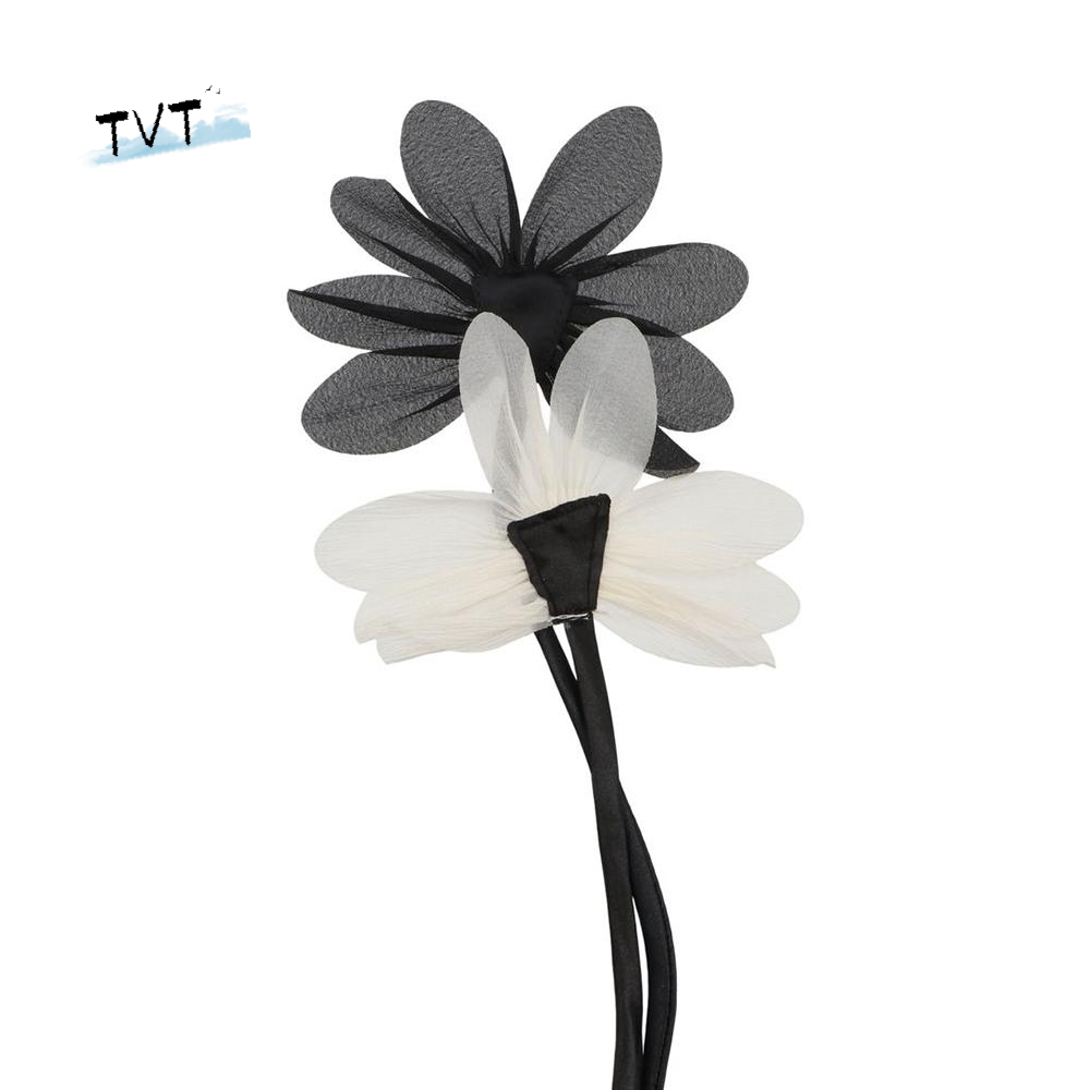 Applique Patch Flower - 2pcs Lace Fabric Flower Brooch Appliques