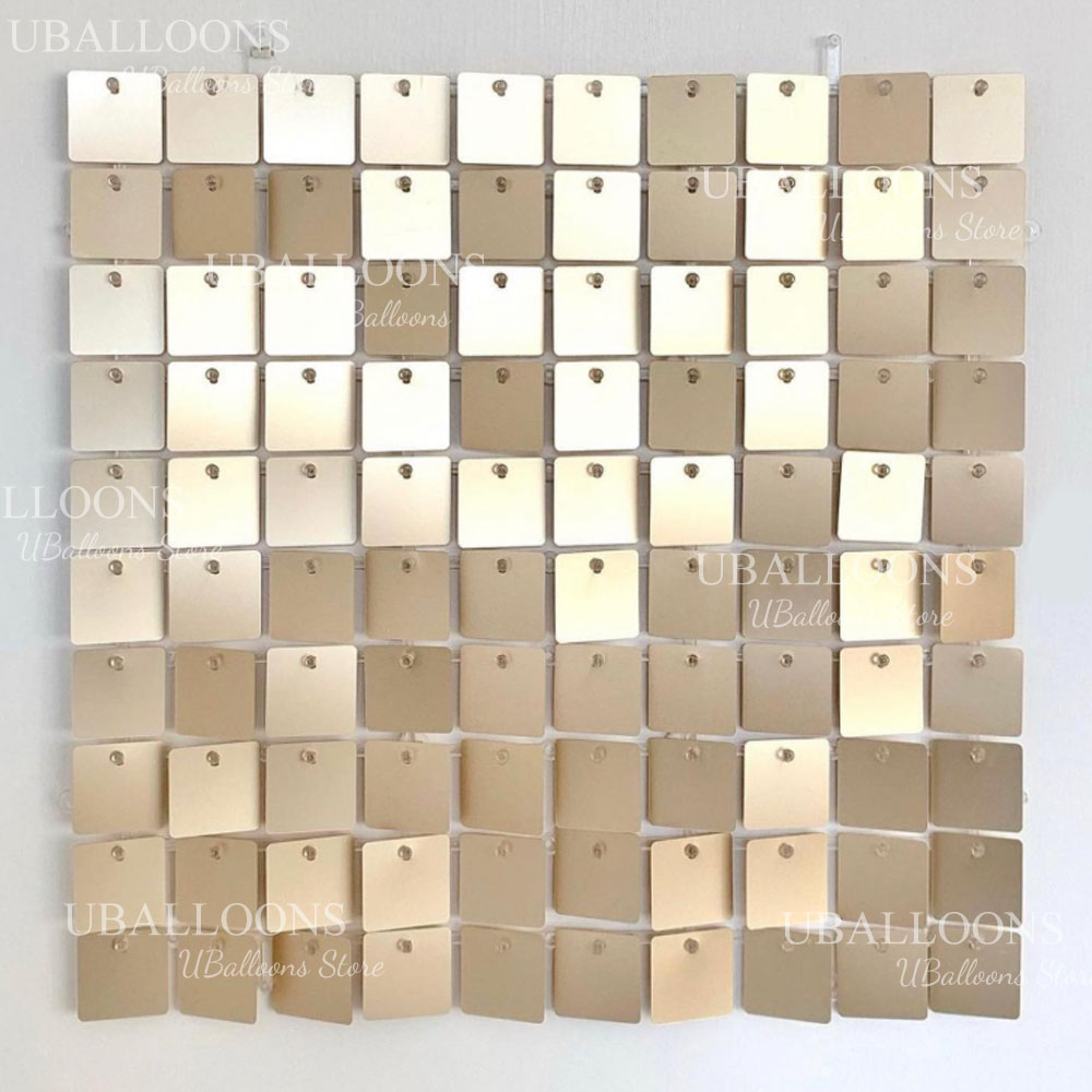 Matte Champagne Gold Backdrop  - Sequin Fabric Panel recension och pris