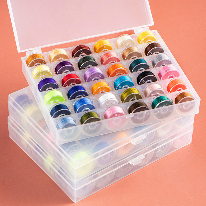 Sewing Bobbins Box Set Sewing  - Craft Embellishment Storage recension och pris