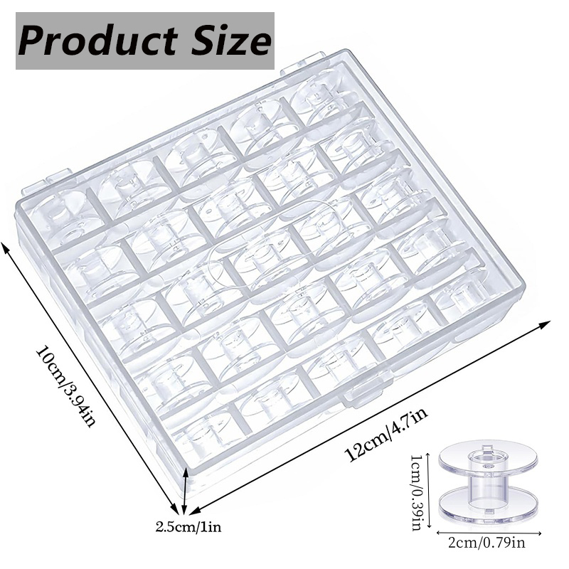 25pcs Home Sewing Machine Bott - Craft Embellishment Storage recension och pris