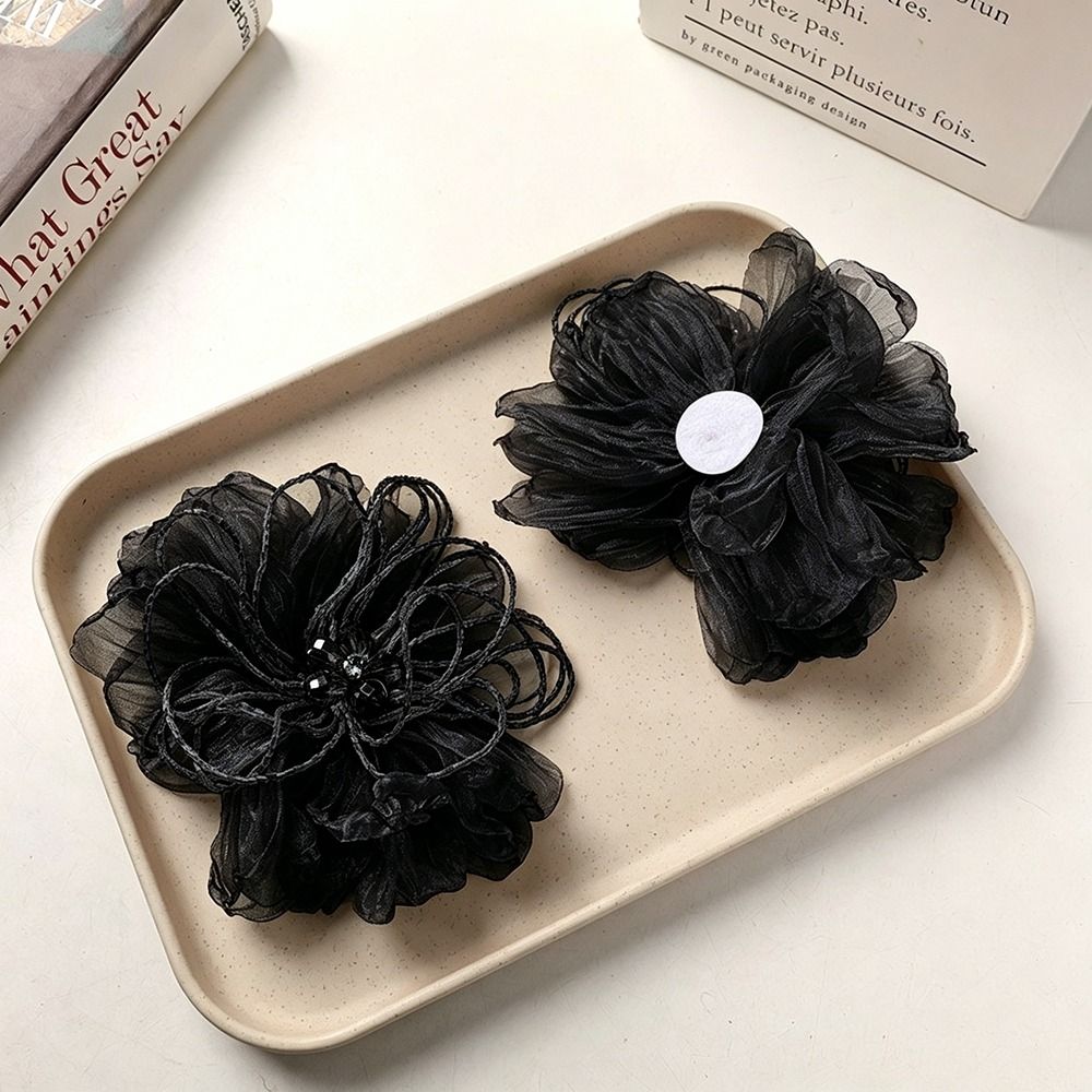 Organza Fabric Flower Patch Cr - Crystal Mesh Fabric recension och pris