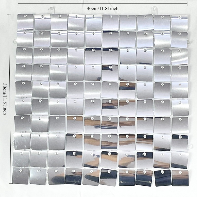 12/16/18/24PCS Shimmer Wall Ba - Sequin Fabric Panel recension och pris