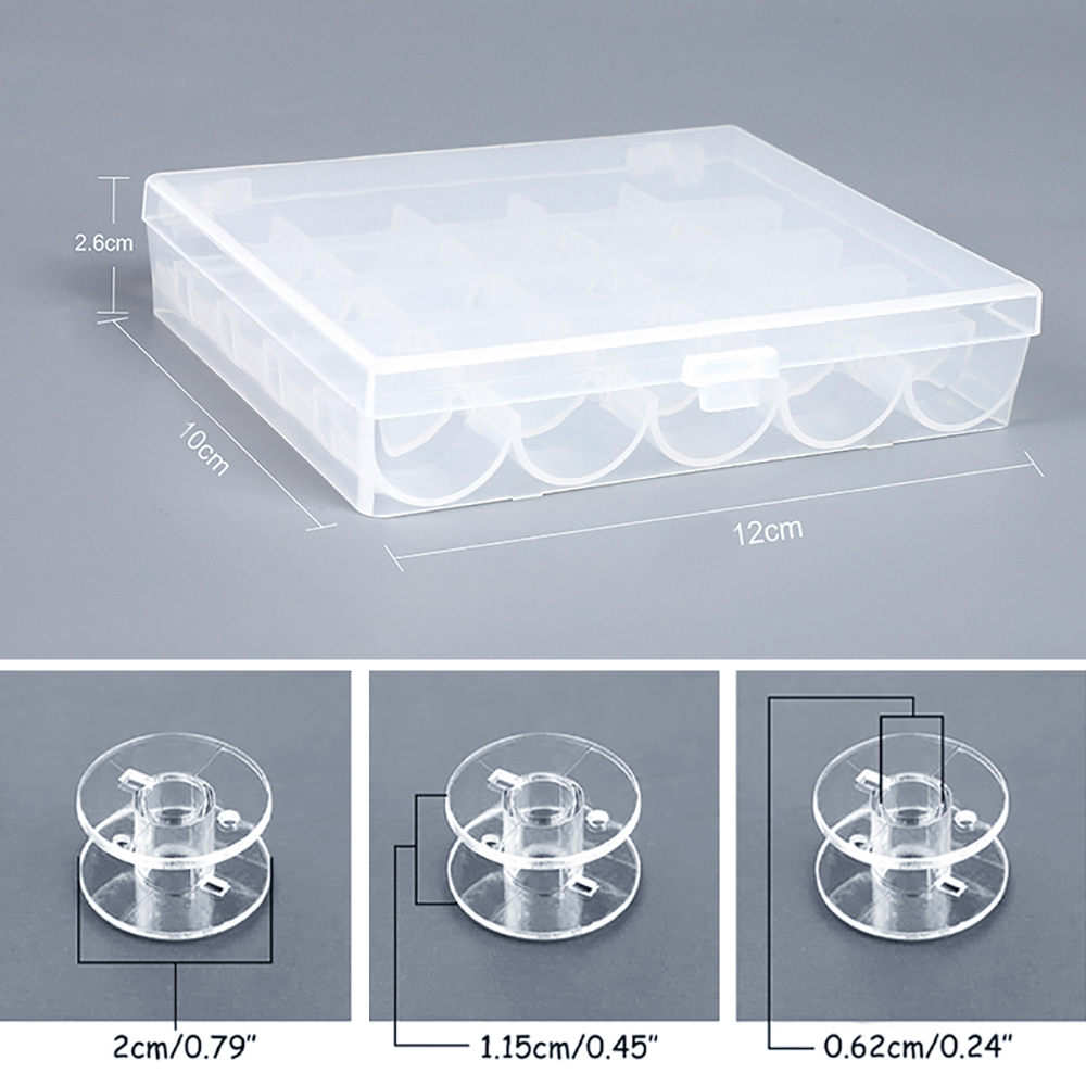25Pcs/Set Plastic Threads Bobb - Craft Embellishment Storage recension och pris