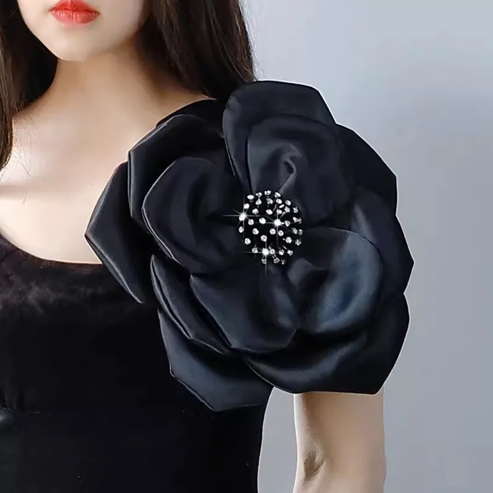 NEW 29cm 3D Big Flower Lace Pa - Applique Patch Flower recension och pris