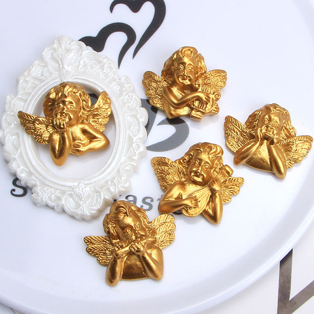 15pcs Resin Angel Accessories  - Craft Embellishment Storage recension och pris