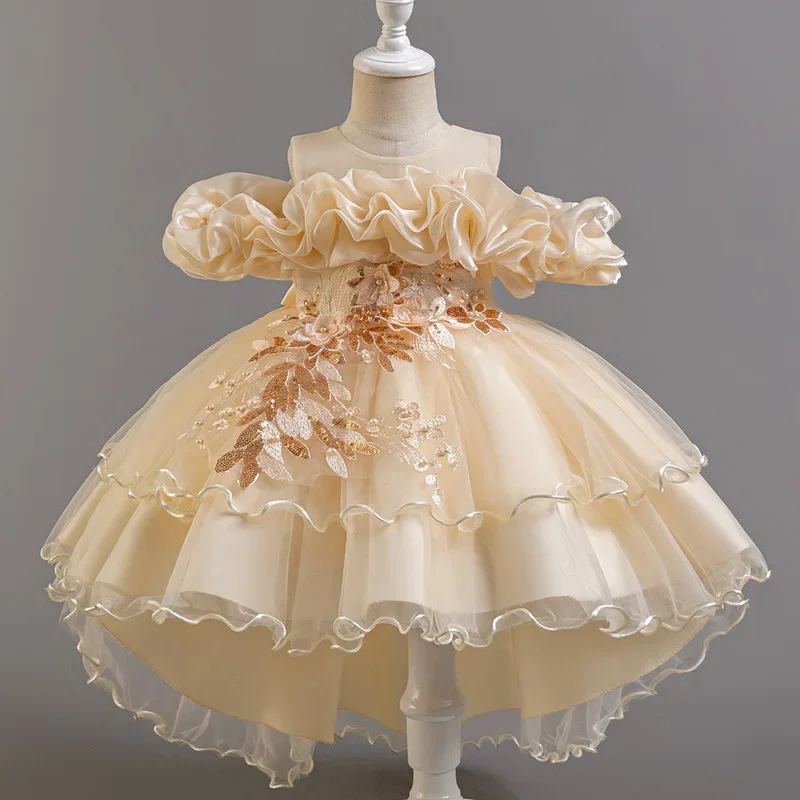 Fashion Flower Girl Dresses fo - Lace Ribbon Trim recension och pris