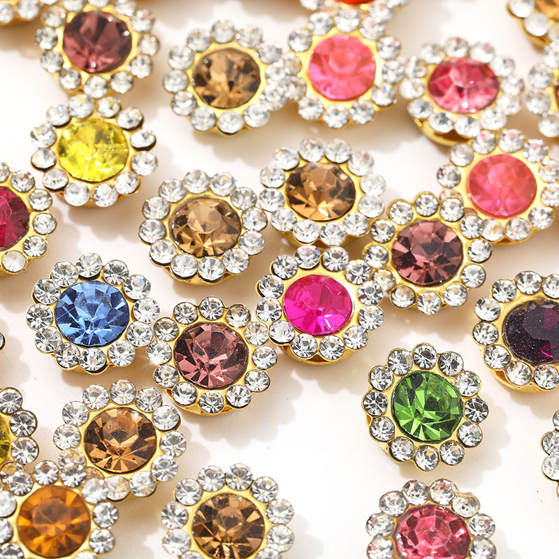 1000PCS 10mm Sunflower Claw Rh - Sew On Rhinestone recension och pris