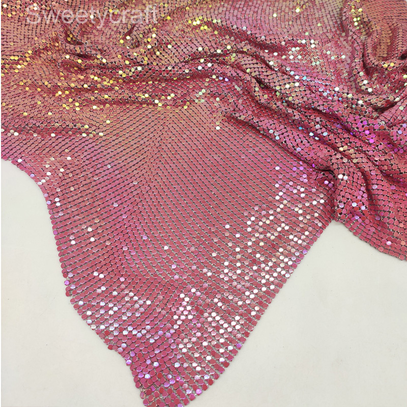 2022 Fashion Glomesh Flexible  - Crystal Mesh Fabric recension och pris