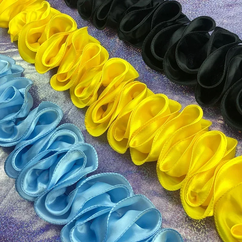 5Yards Pleated Ruffled Trim Sh - Lace Ribbon Trim recension och pris