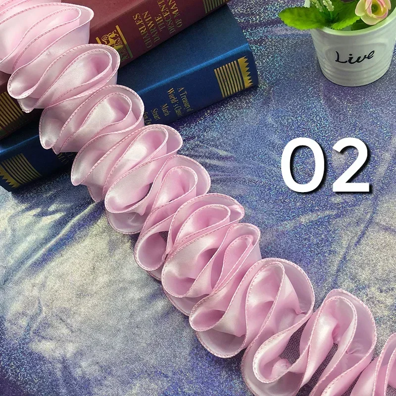 5Yards Pleated Ruffled Trim Sh - Lace Ribbon Trim recension och pris